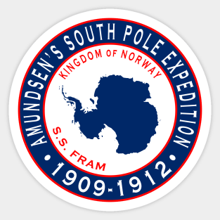 Amundsen's South Pole Expedition Sticker